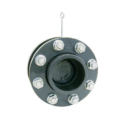 Клапан обратный (бабочка) ф (в сборе с фланцами)