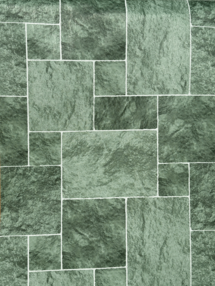 ПВХ пленка для бассейнов Зеленая плитка