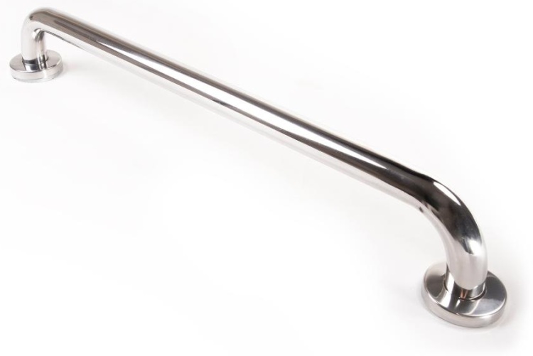 Поручень c флянцем L (SS)