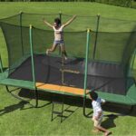 Прямоугольный батут с защитной сеткой хх ()