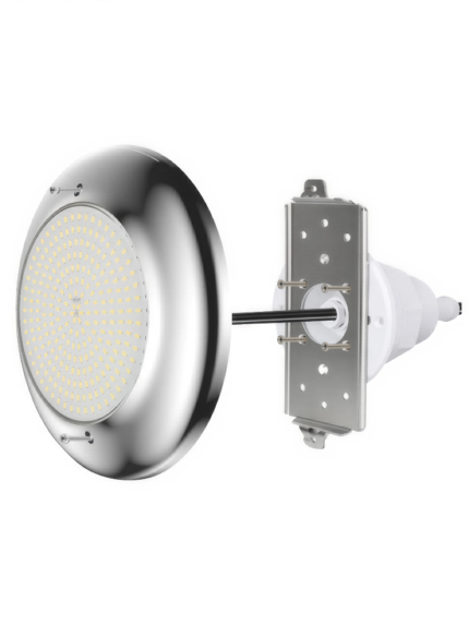 Прожектор WP260SSL-ø260/AC12V/42W/RGB (НЕРЖ)+закладная